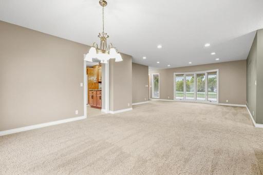 Space for both living and dining space in here