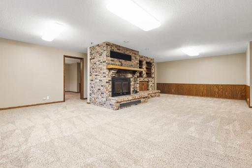 Come downstairs for cozy movie nights and to cuddle around the fire!