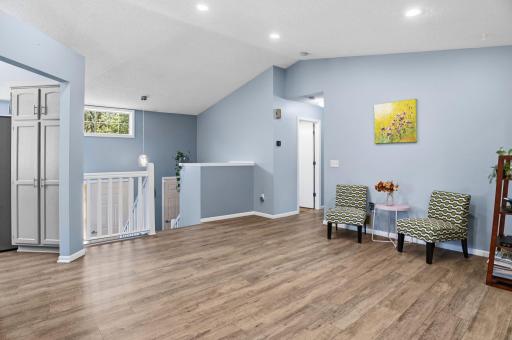 A spacious, open living area with updated flooring and plenty of room for everyday living and entertaining.