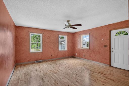 Main level: living room addition off kitchen