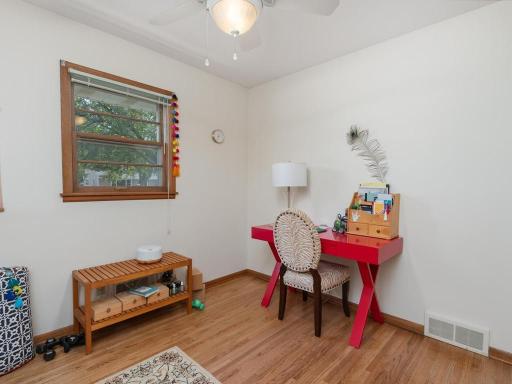 Third bedroom on the main level with generous closet space.