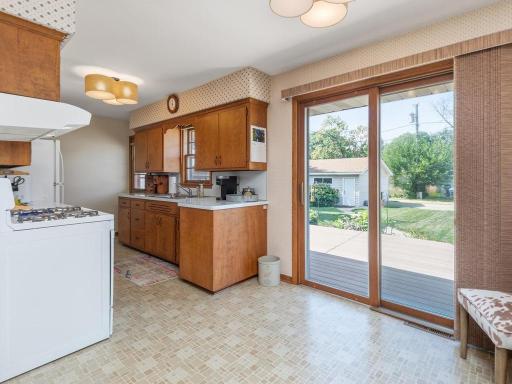 Additional kitchen dining area if desired.