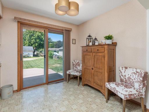 Kitchen area here. Walk out patio doors to large deck area.