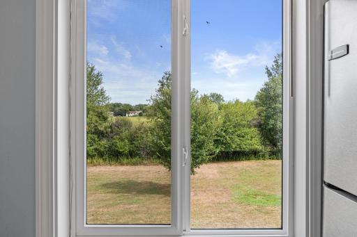 View from kitchen window