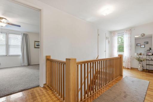 Privacy in the upstairs bedroom