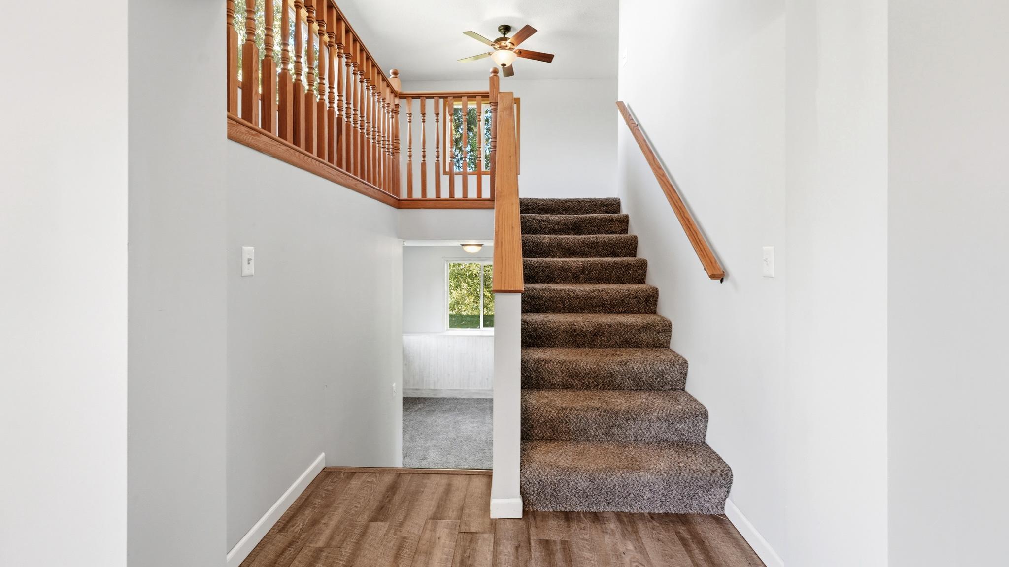 Stairs to the addition