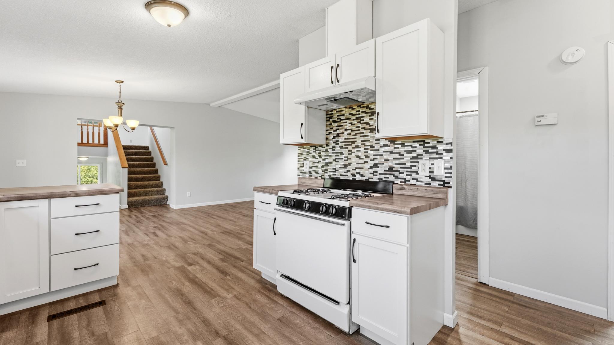 Bright and open kitchen
