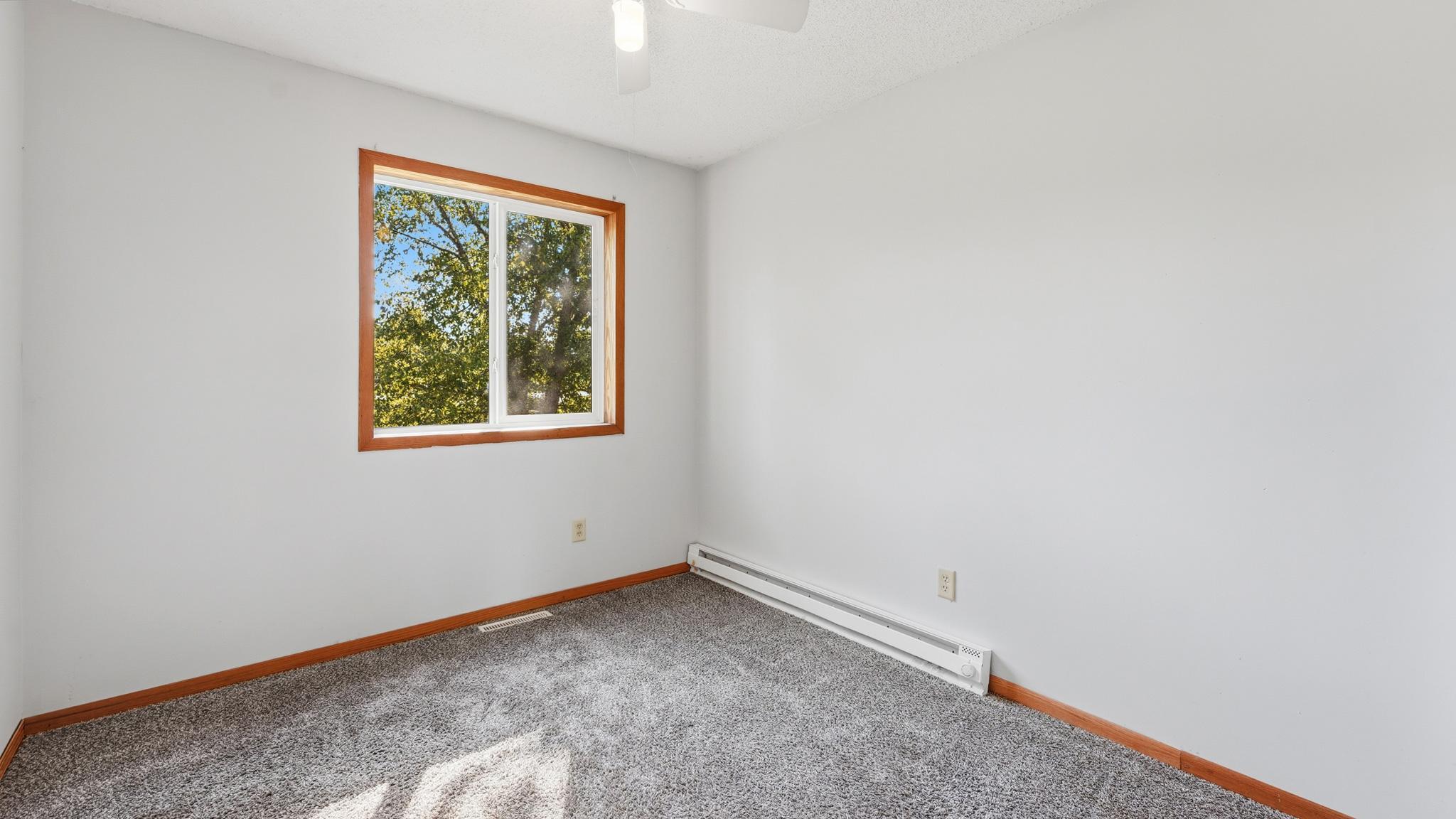 Ceiling fans in each room