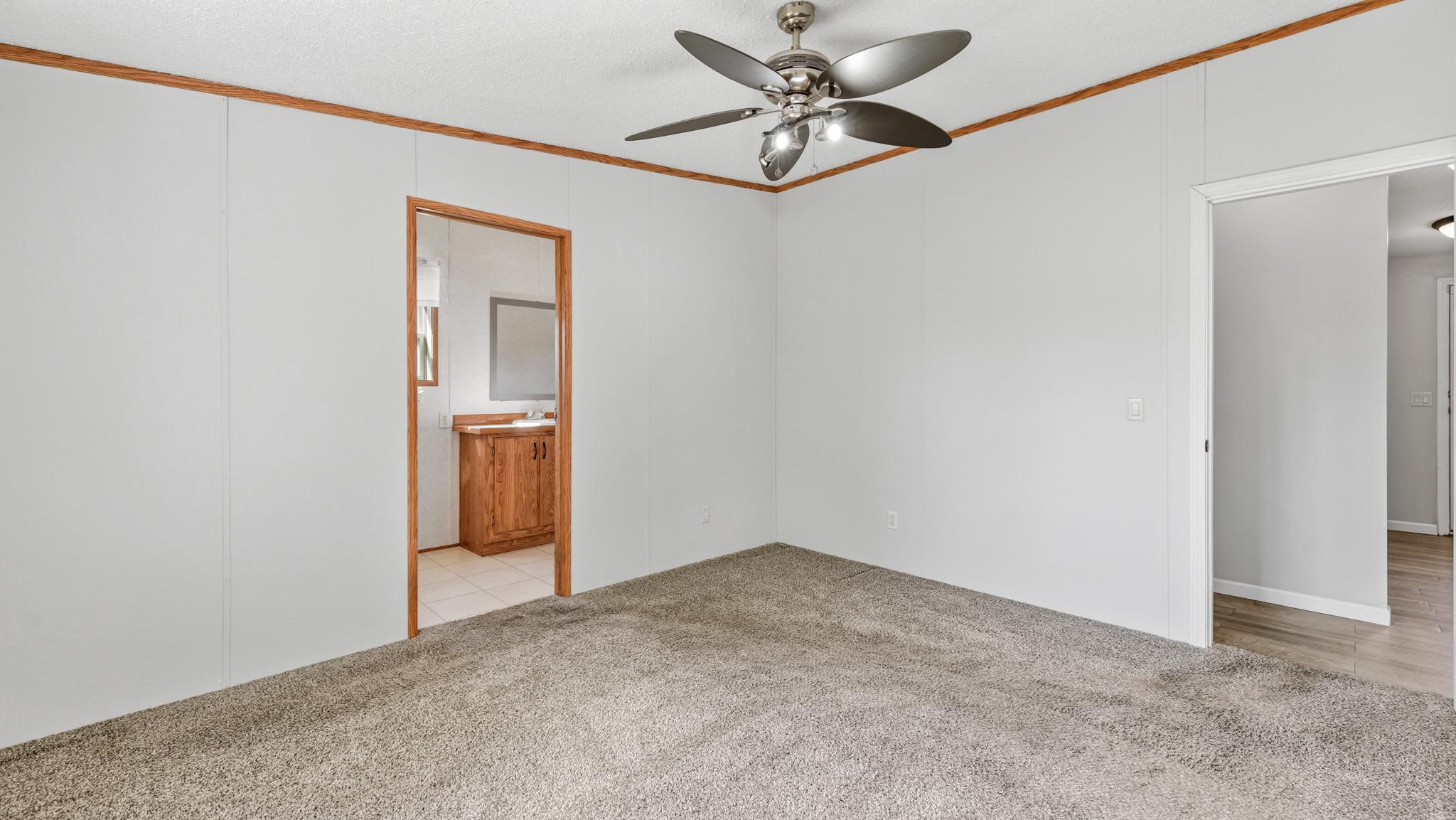 Bedroom 2 w/ attached bathroom