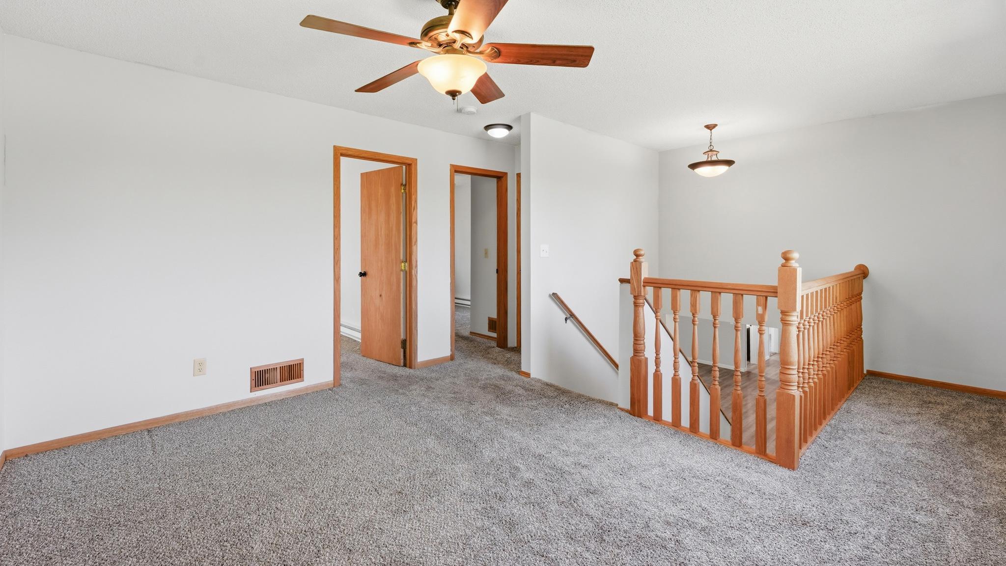 Two bedrooms upstairs
