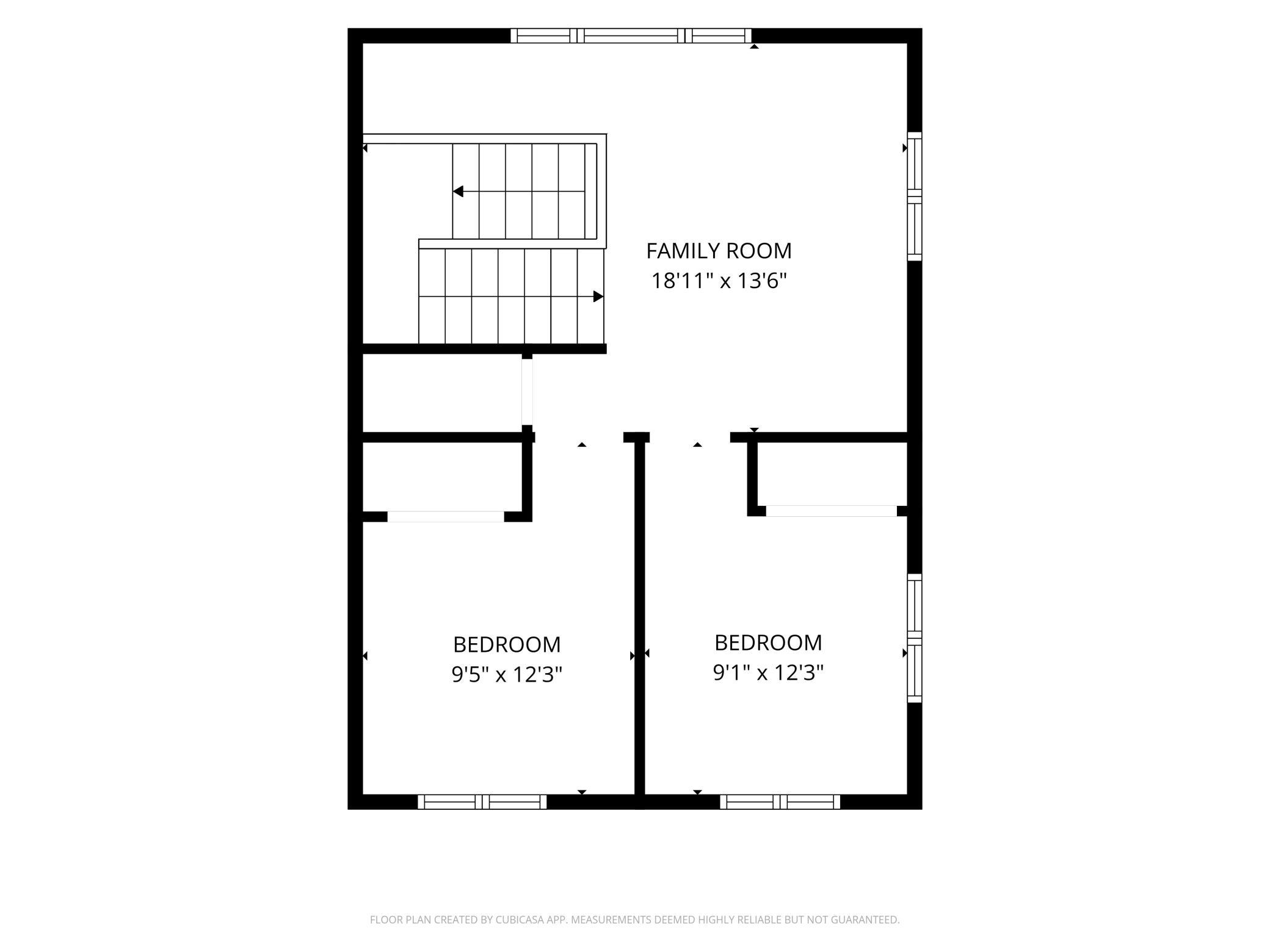 Upper level of the addition