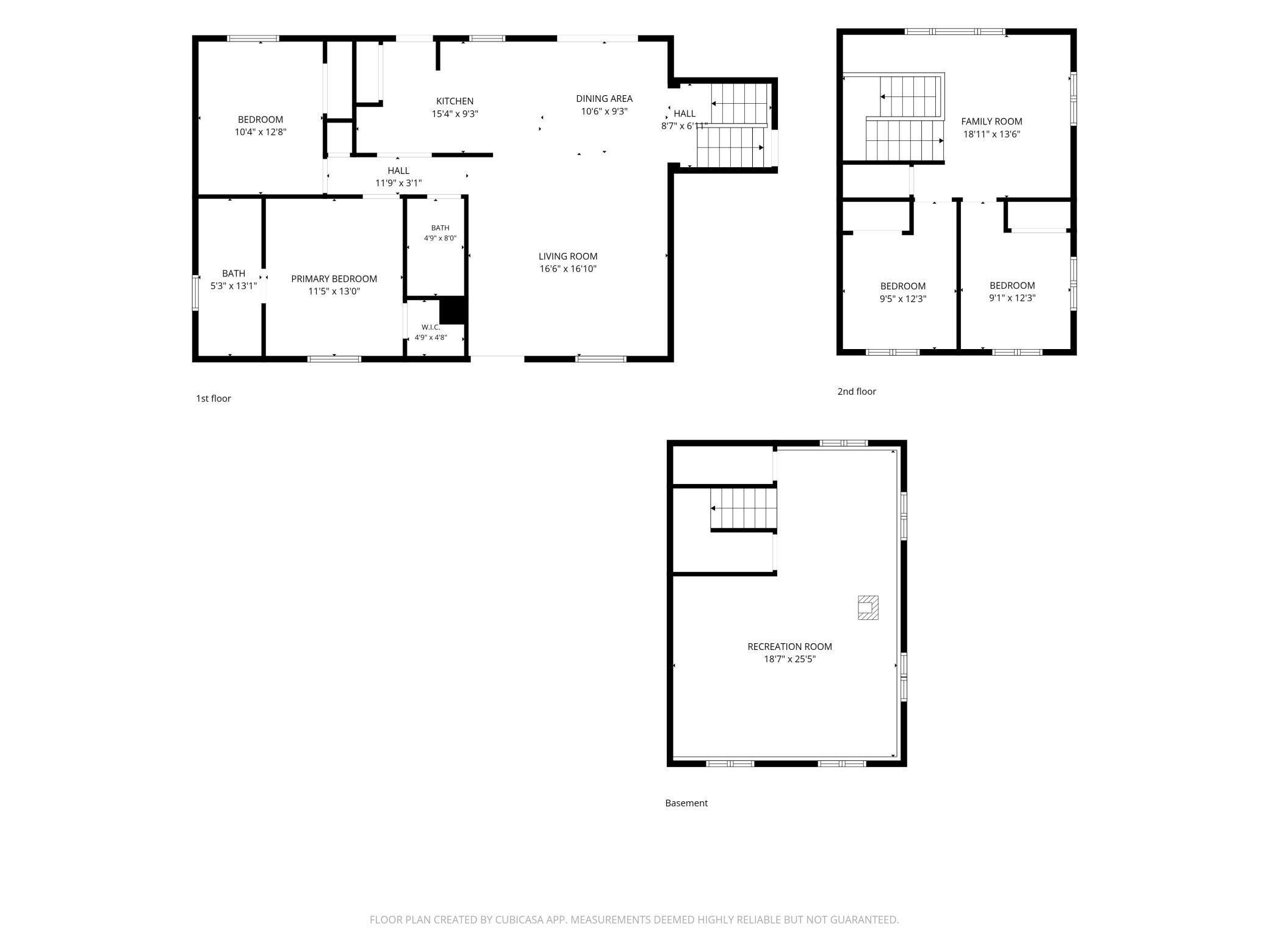 Spacious layout