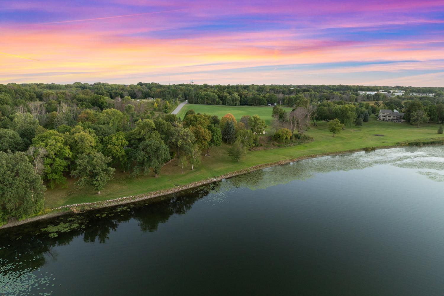 Flat, usable shoreline ideal for a dock, beach, or lakeside living.