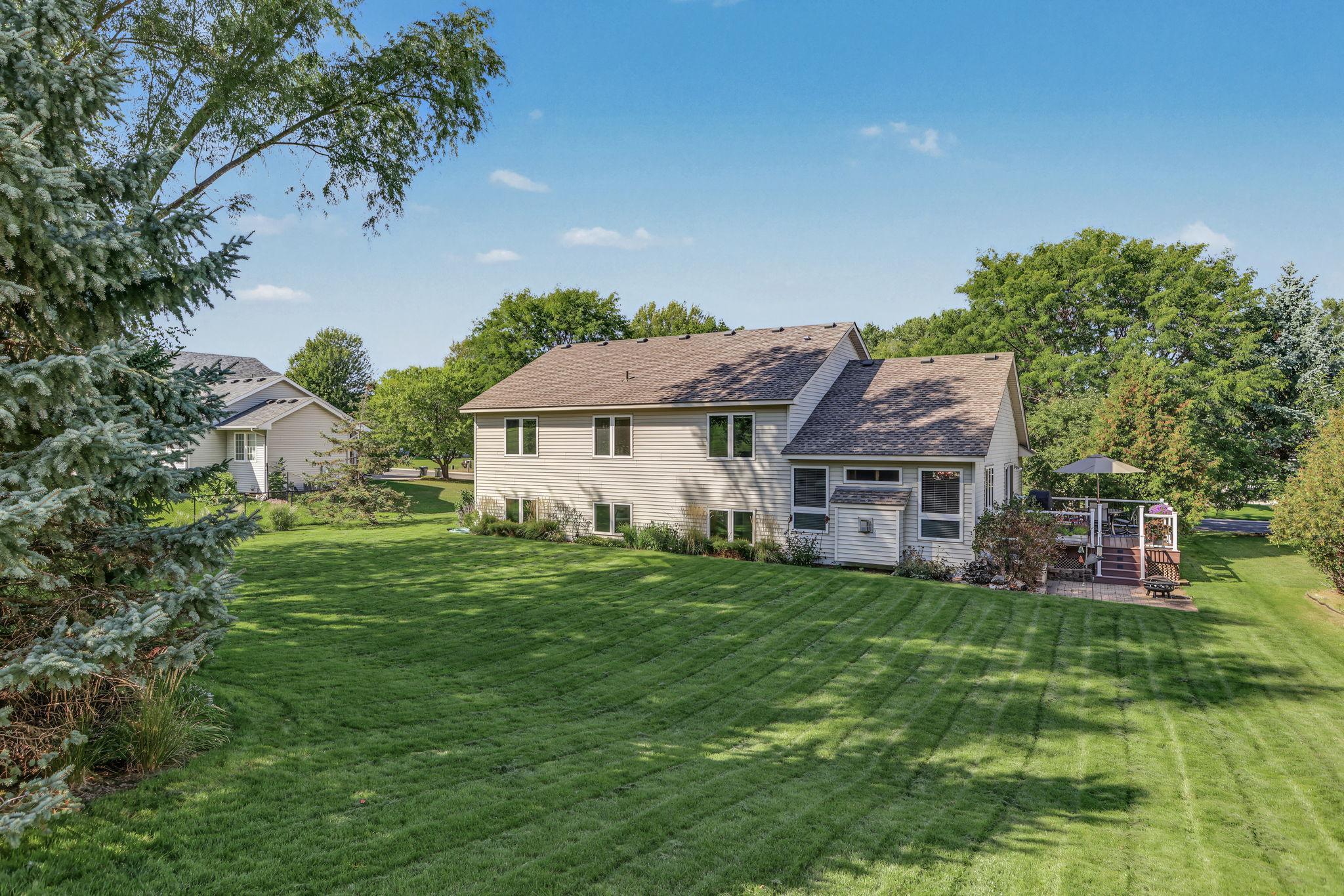 .34 acres! Plenty of room for kids and pets to run and play!