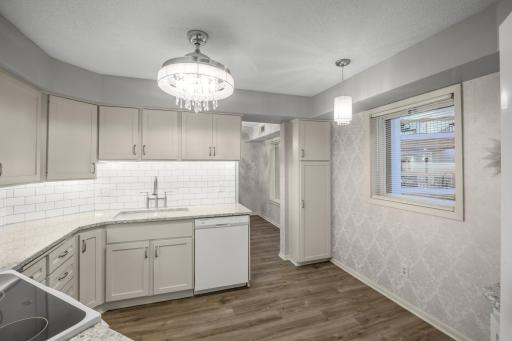 Kitchen with beautiful countertops