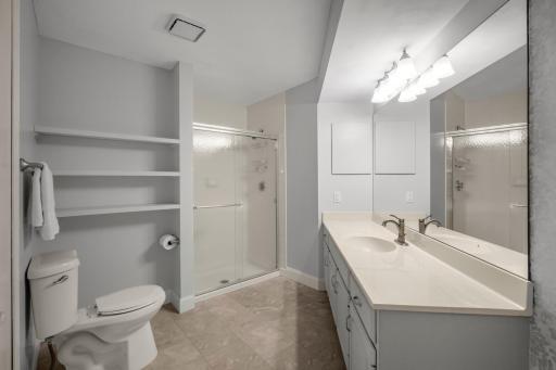 2nd bath with walk in shower