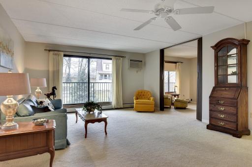 Living Room / Den (With accordian door)