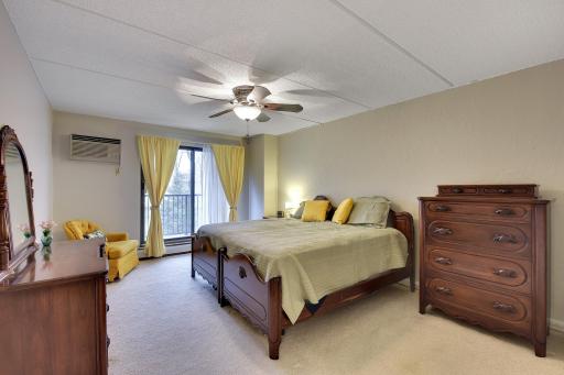 Patio Door Primary Bedroom Suite to Deck