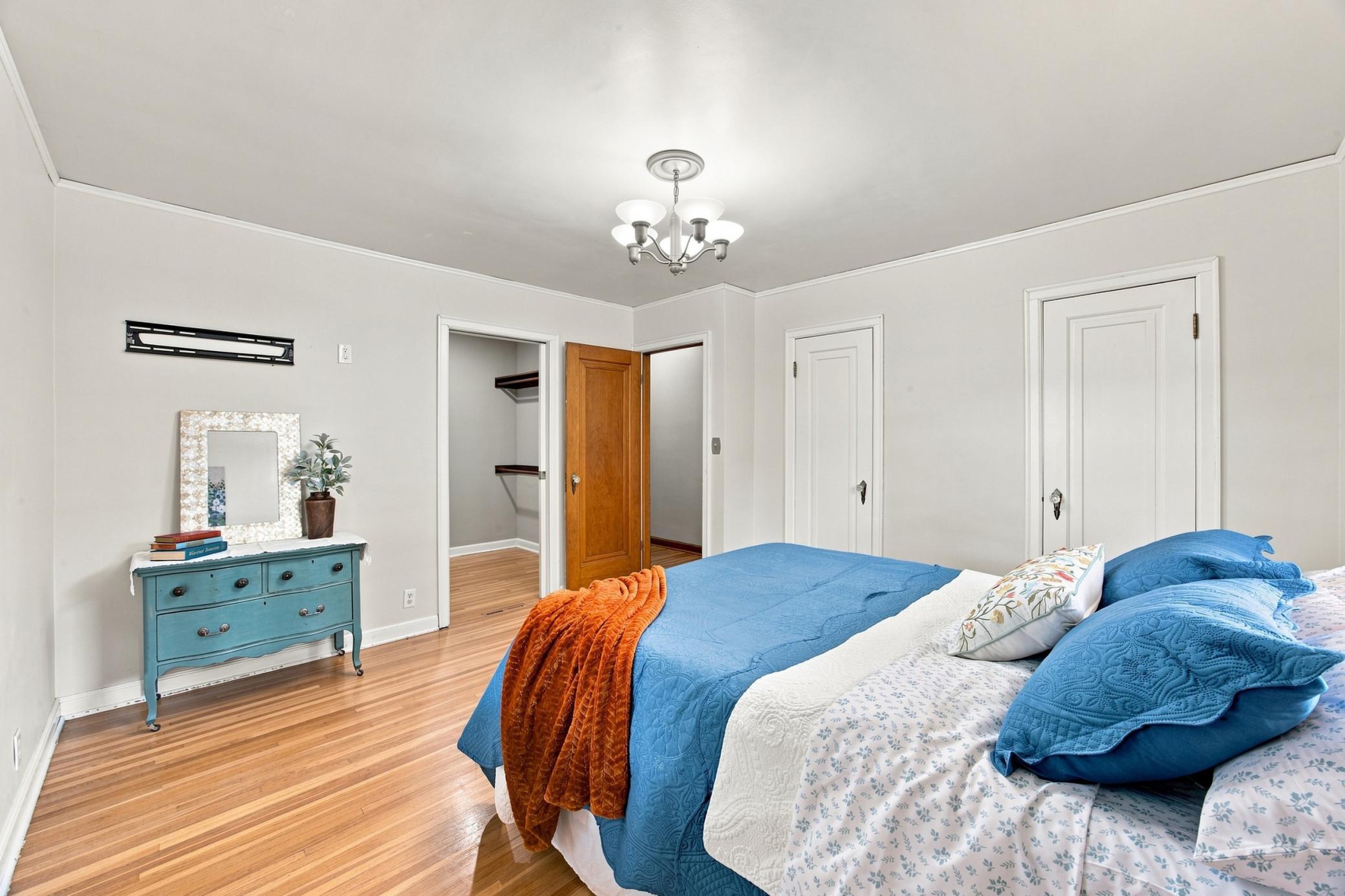 Primary Bedroom With Walk-In Closet Plus 2 Additional Closets