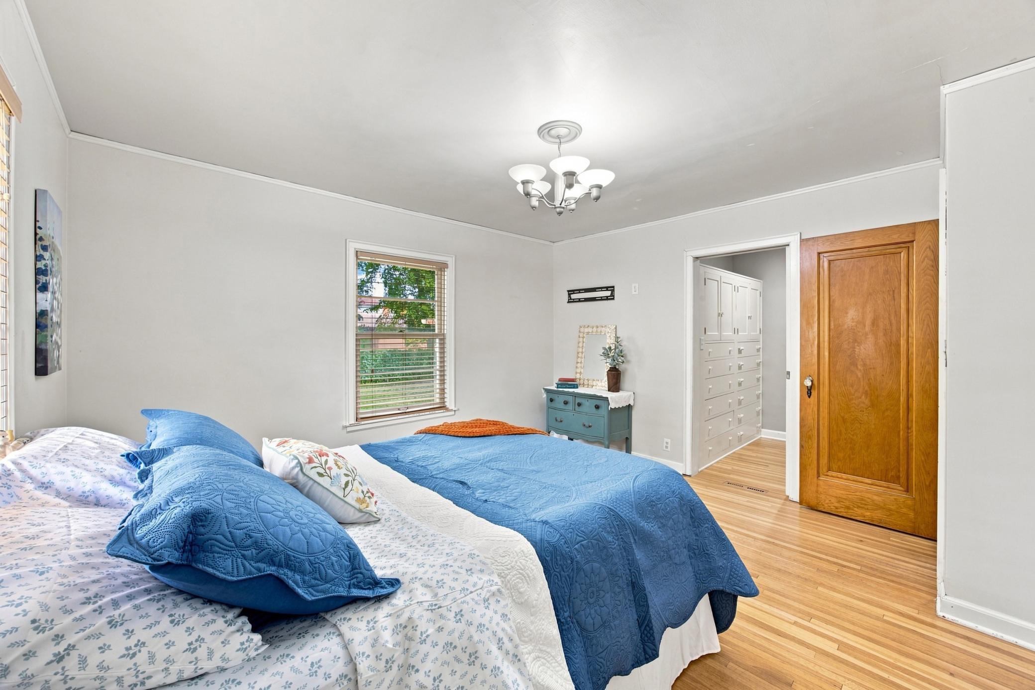 Primary Bedroom With Walk-In Closet Plus 2 Additional Closets