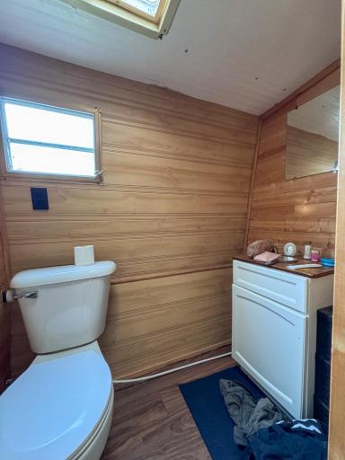 guest camper by house