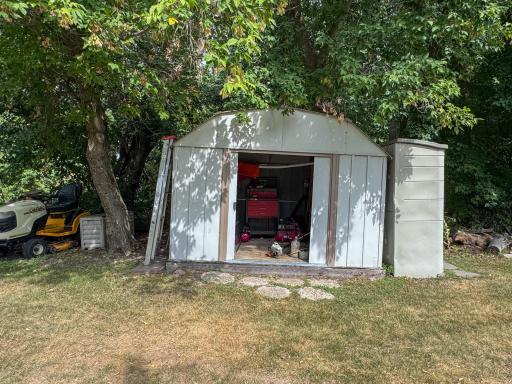 spare shed w/ fridge