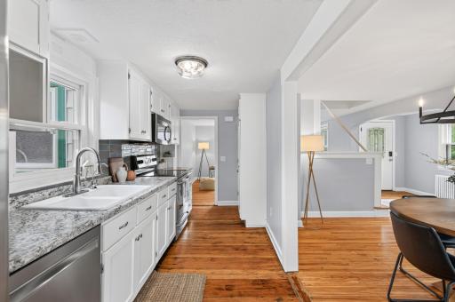 Refinished floors