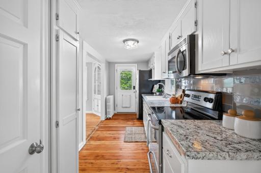 Convenient access to backyard deck