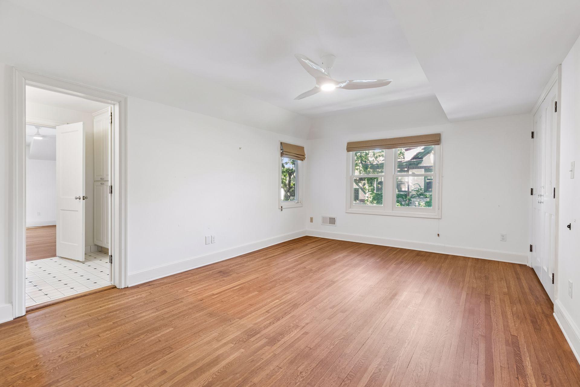 Spacious third bedroom with a walk-in closet.