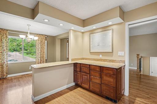 Great counter space in kitchen ara