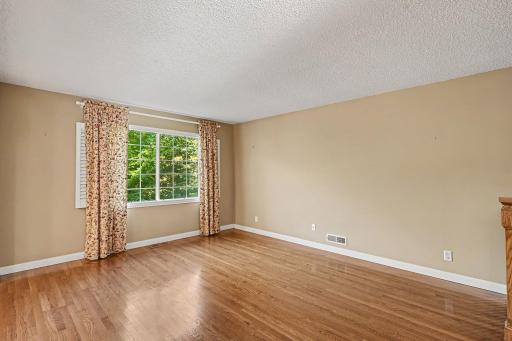 Great front yard views in living room area