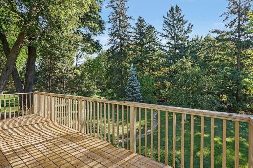 Deck off primary bedroom