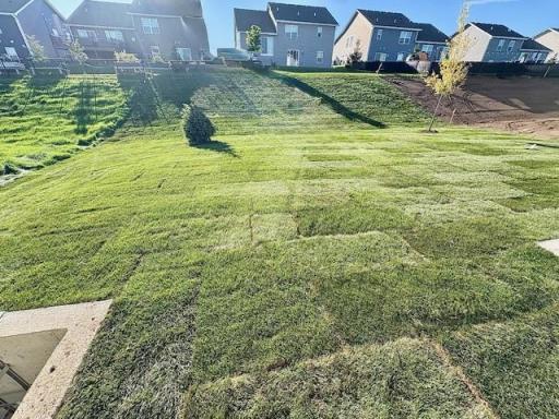 Home just received SOD Plus landscaping package included!