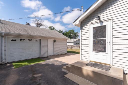 Oversized garage - able to fit two vehicles and motorcycle
