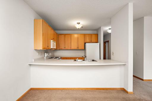 Convenient breakfast bar for casual meals on the go