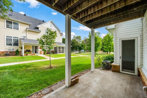 Enjoy mornings on the patio. Take a walk, enjoy your setting!