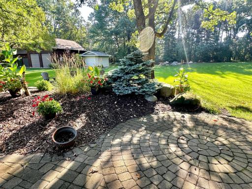 The professional paver patio is impressive.