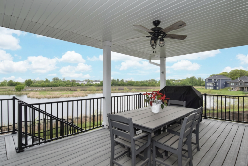 Covered Deck with Maintenance Free Deck