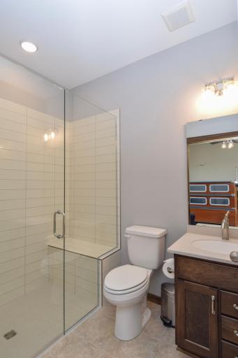 vate 3/4 Bath attached to Bedroom #2 on main level with roll-in shower!