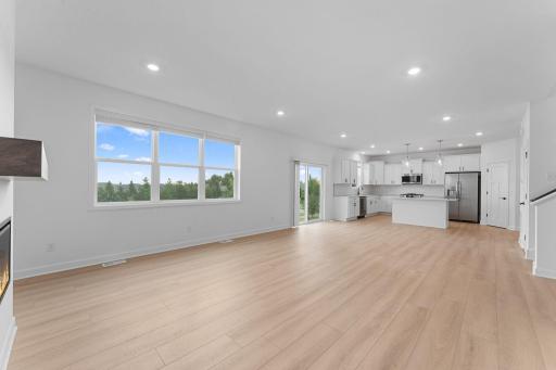 The Great Room is a natural gathering space within the home, perfect for lounging on the couch, watching movies and hanging out with friends.