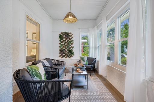 Welcoming front porch offering a cozy spot to sit and enjoy the outdoors.