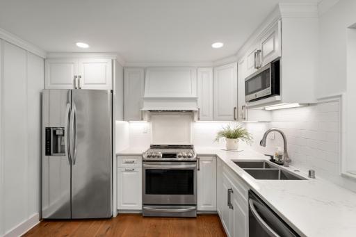 New Kitchen all up dated with stainless steel appliances
