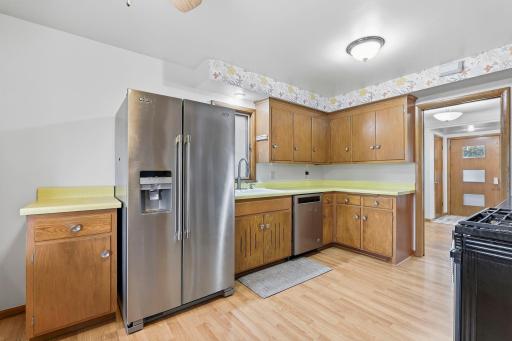 Abundant kitchen cabinetry and counterspace