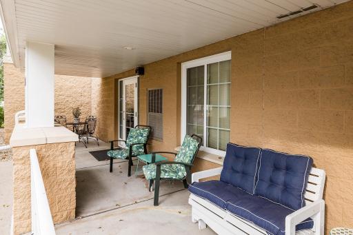 Front entrance with covered porch.
