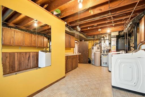 Utility room and laundry room