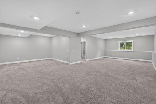 Generous lower-level living space provides endless possibilities for everyday enjoyment
