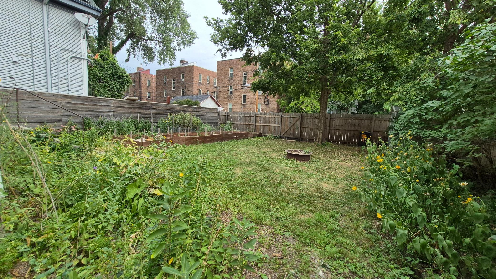 Privacy Fenced in Backyard