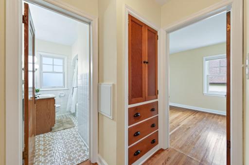 Built in Cabinet in Hallway