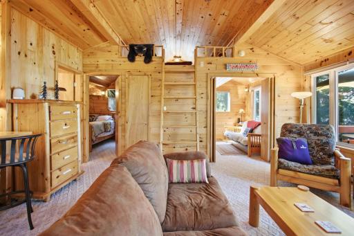 The non-conforming upstairs loft.
