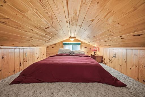 The non-conforming loft is a hit with kids and a great reading nook (10'7"X8'11").